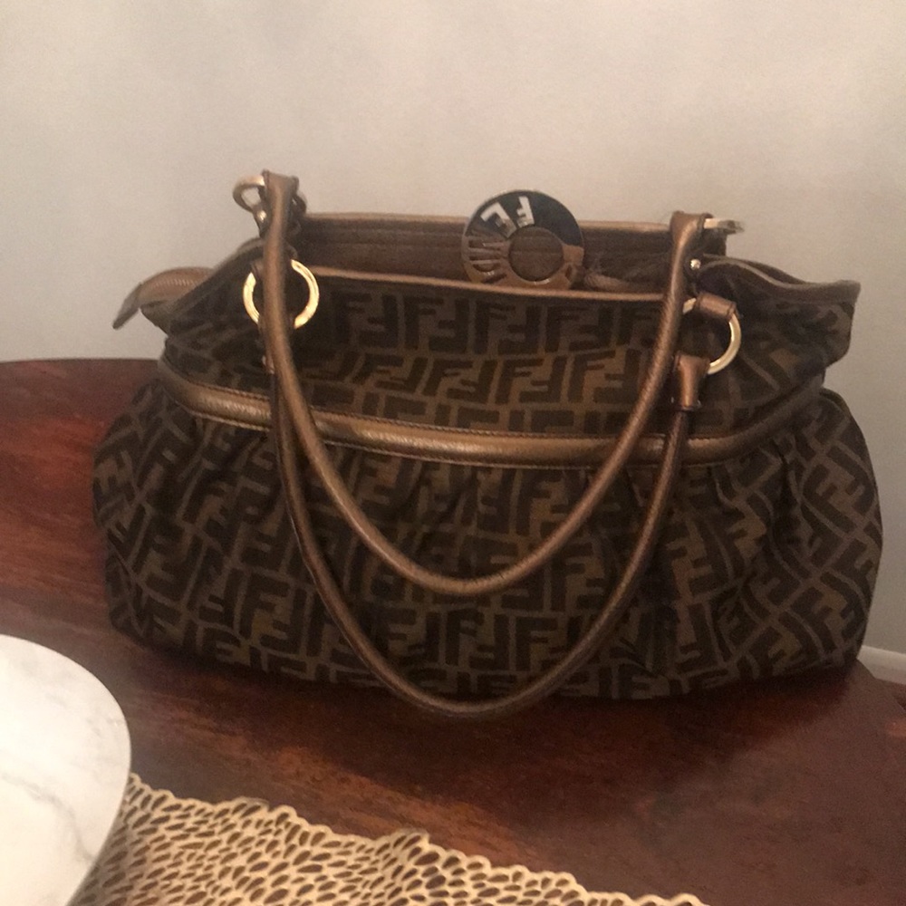 100% Authentic Fendi Zucca Bag - large